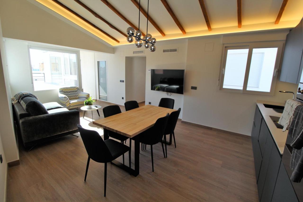 Appartamento Atico Loft De Lujo Con Terraza Espectacular Y Vista A Los 2 Castillos Alicante Esterno foto